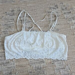 Aerie Cream Lace Bralette